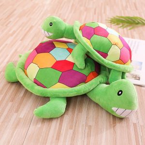 Peluche Tortue Multicolore Câlineau™