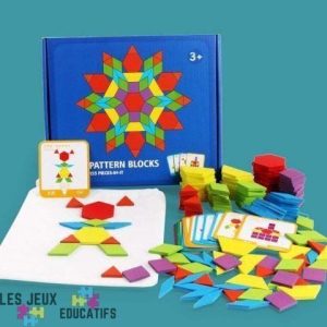 Puzzle Montessori en bois 2 ans